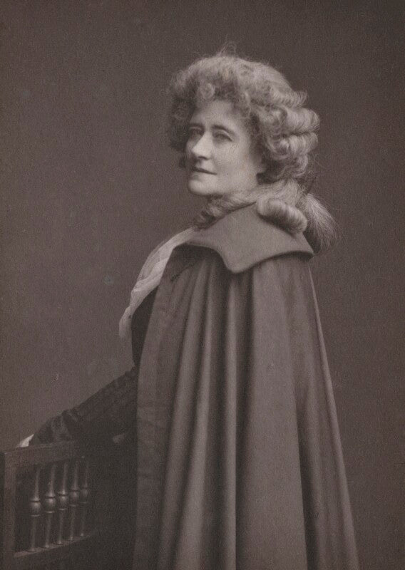Ellen terry as clarisse de mauluçon in 'robespierre' npg x16977