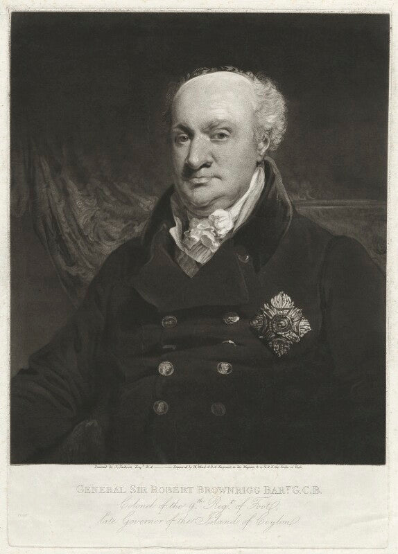 Sir robert brownrigg, 1st bt npg d32243