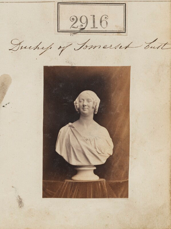 Bust of the duchess of somerset (margaret (née shaw stewart), duchess of somerset) npg ax52305