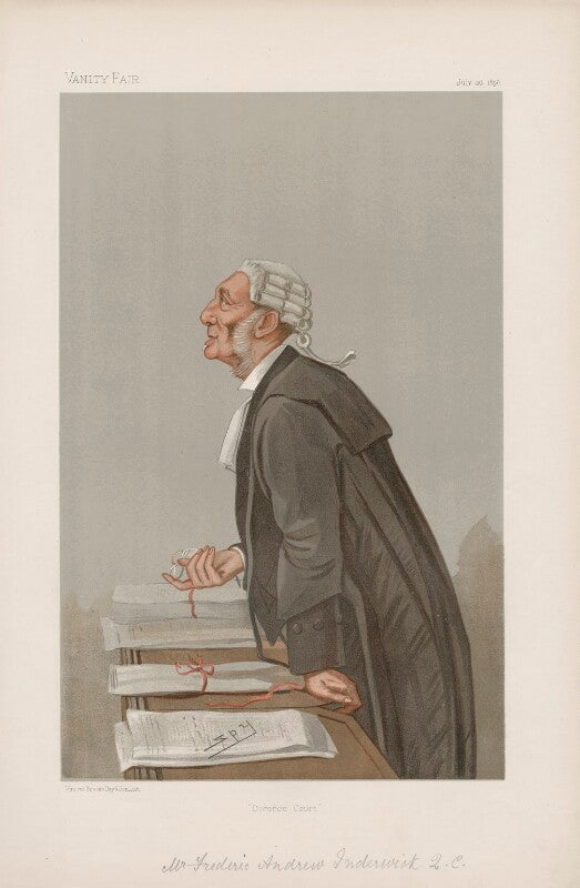 Frederick andrew inderwick ('men of the day. no. 654.') npg d44814