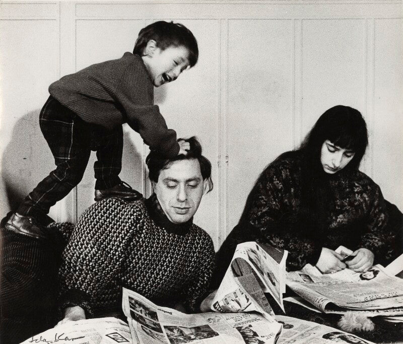 Bernard kops; erica kops (née gordon) and their son adam kops npg x31636