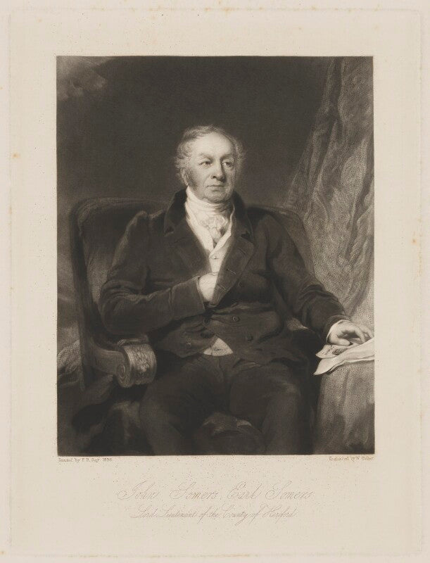 John somers cocks, 1st earl somers npg d41810