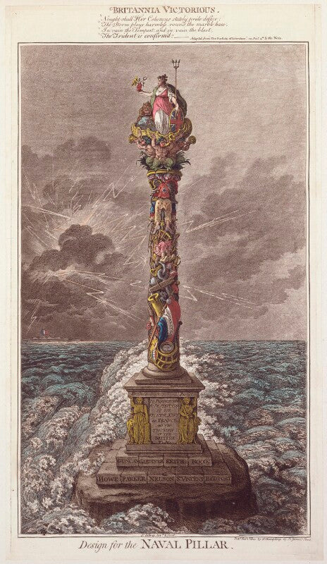 Britannia ('design for the naval pillar') npg d13097