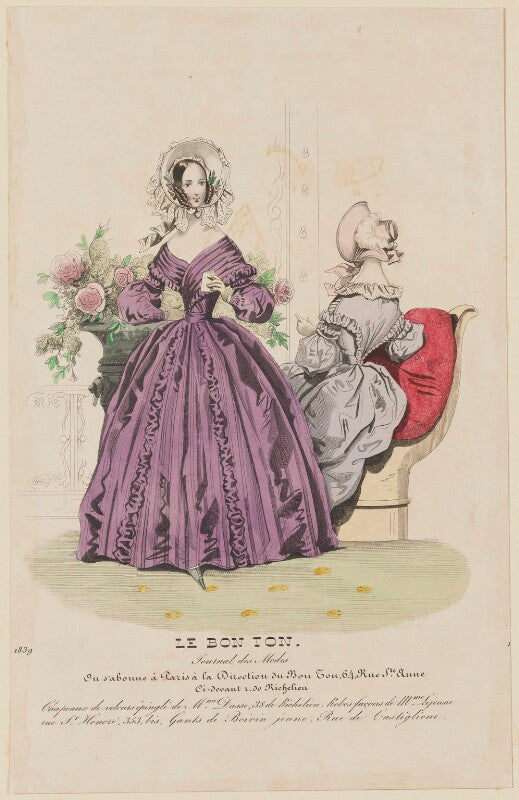Paris visiting dress, 1839 npg d47772