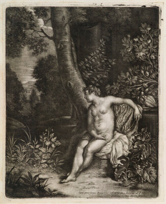 A naked woman in a landscape npg d11873