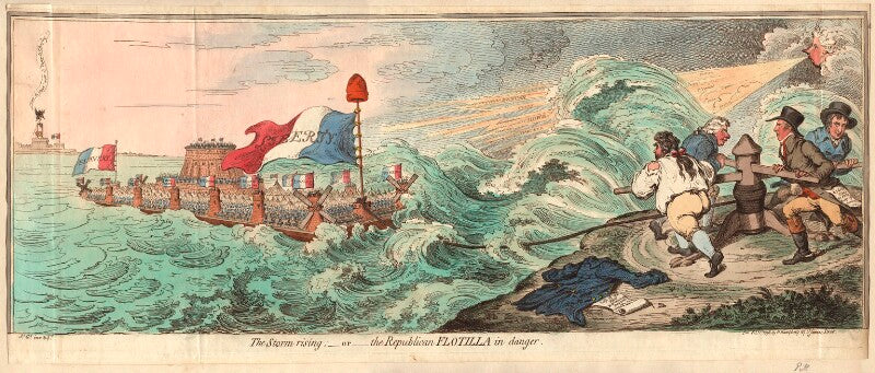 'the storm rising; or the republican flotilla in danger' npg d13091