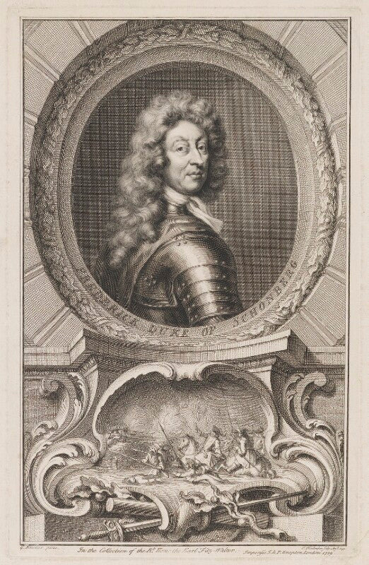 Frederick herman de schomberg, 1st duke of schomberg npg d40578