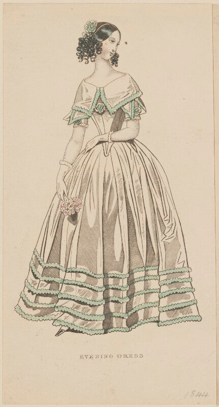 'evening dress', september 1842 npg d47947