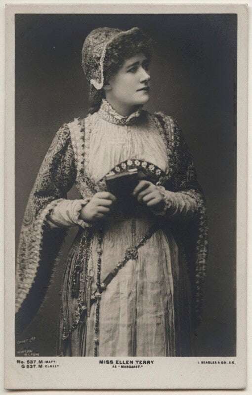 Ellen terry as margaret in 'faust' npg x197942