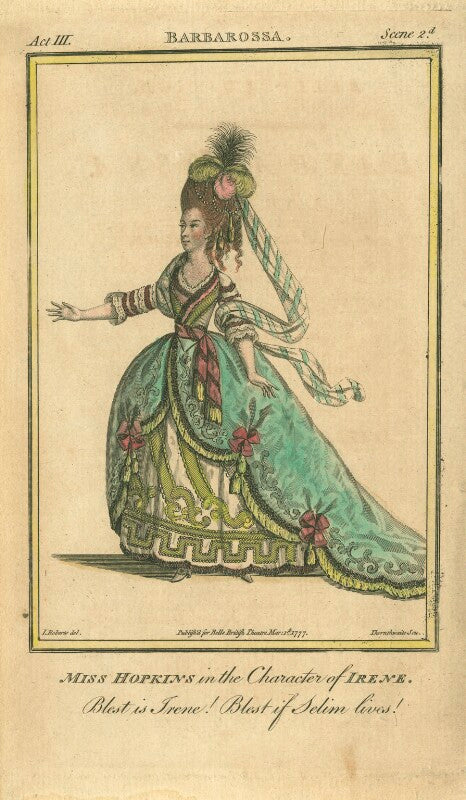 Elizabeth sharp (née hopkins) when miss hopkins; as irene in brown's 'barbarossa' npg d8679