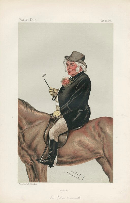 Sir john bennett ('men of the day. no. 272.') npg d44103