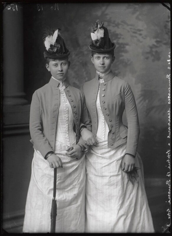 Princess margarete, landgravine of hesse; sophie, queen of greece (née princess sophie of prussia) npg x95906