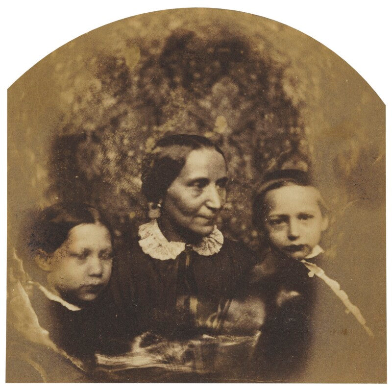 Unknown sitter with two children npg p171(35)