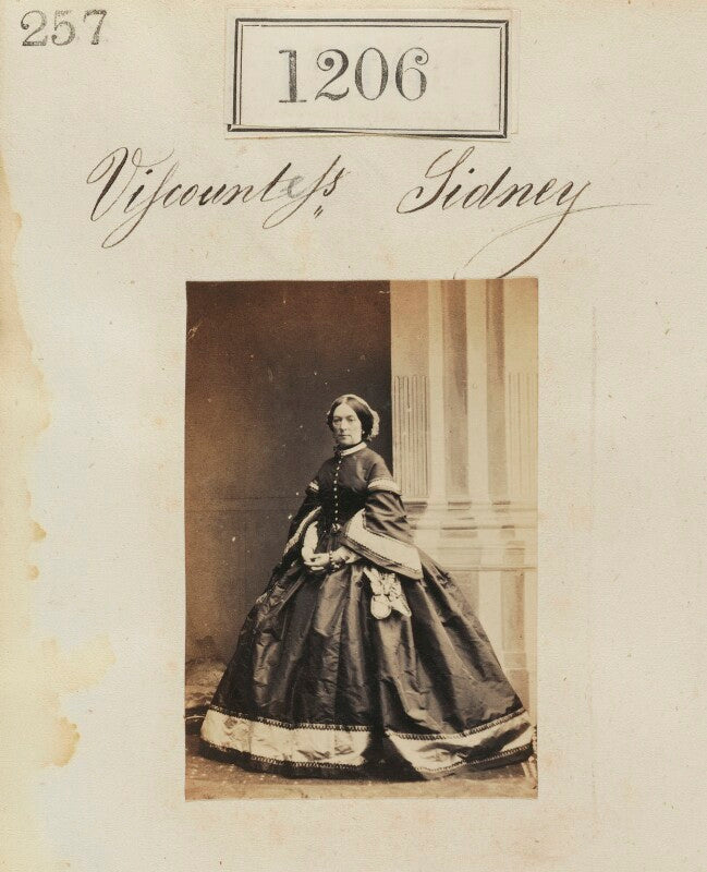 Emily caroline (née paget), countess sydney npg ax50652