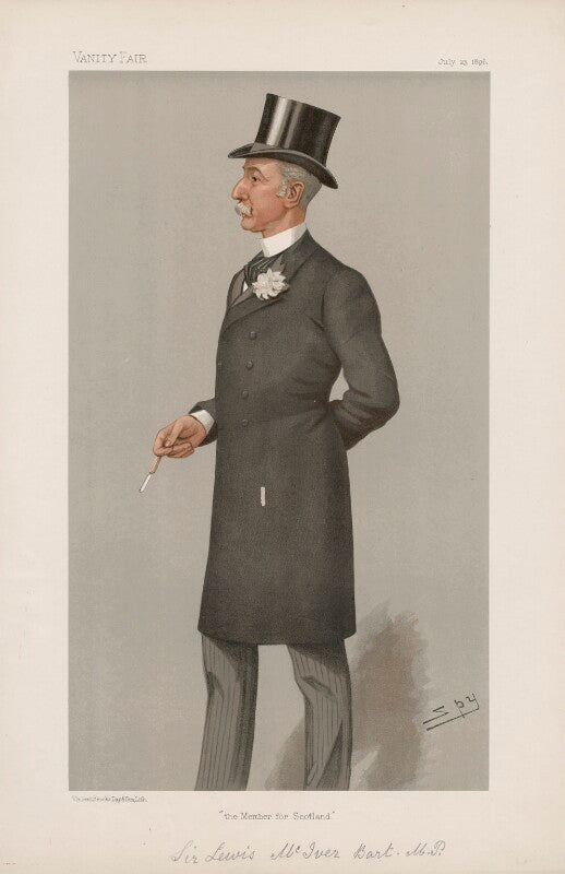 Sir lewis m'iver, 1st bt ('statesmen. no. 674. "the member for scotland."') npg d44813