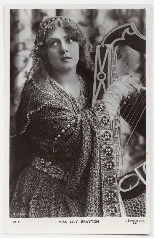 Lily brayton as iseult in 'tristram and iseult' npg x131462