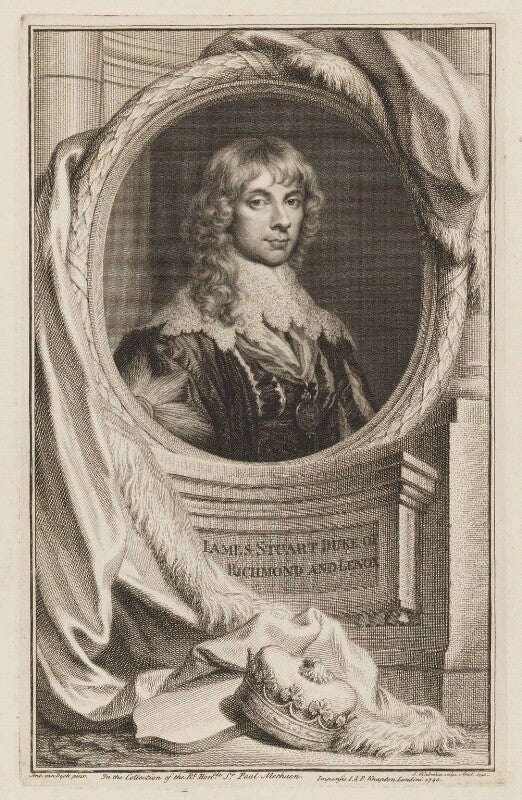James stuart, 1st duke of richmond and 4th duke of lennox npg d39738