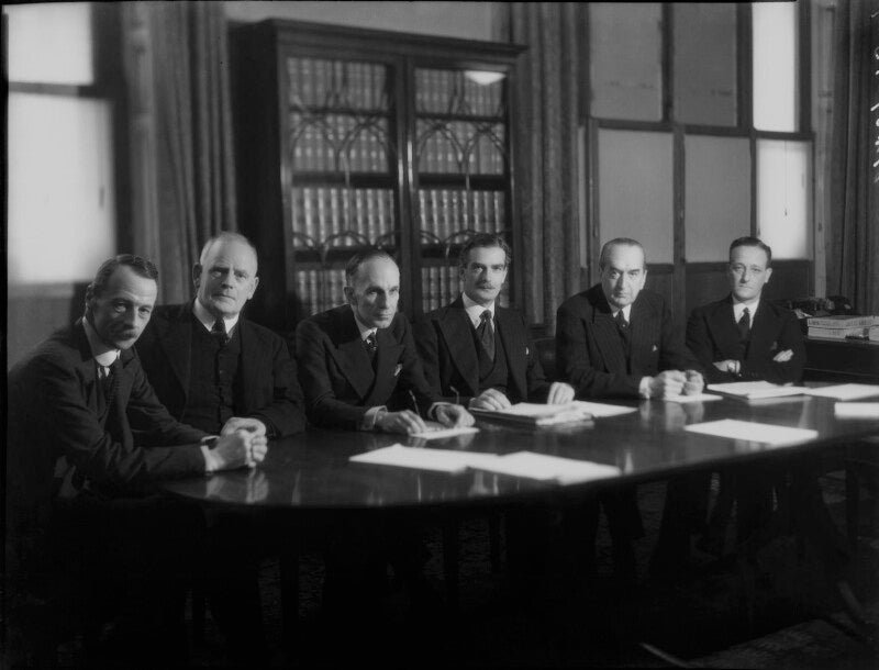 The high commissioners to the dominions offices (including (charles) vincent massey and anthony eden, 1st earl of avon) npg x154416