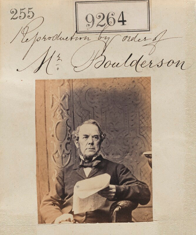 'reproduction by order of mr boulderson' npg ax59086