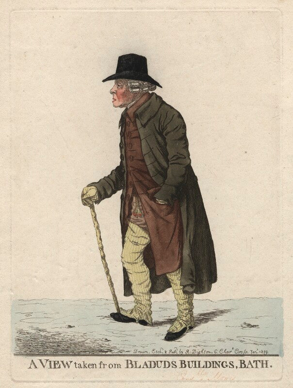 John morris (morriss) ('a view taken from bladuds buildings, bath') npg d4088