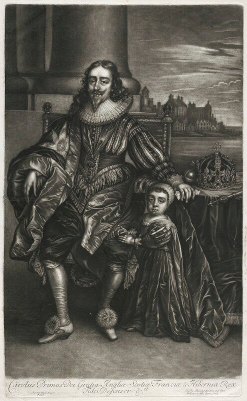 King charles i; king charles ii npg d11399