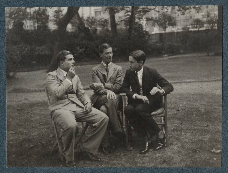 Christopher vernon hassall; walter john herbert ('sebastian') sprott; sir (alan charles) laurence whistler npg ax143888