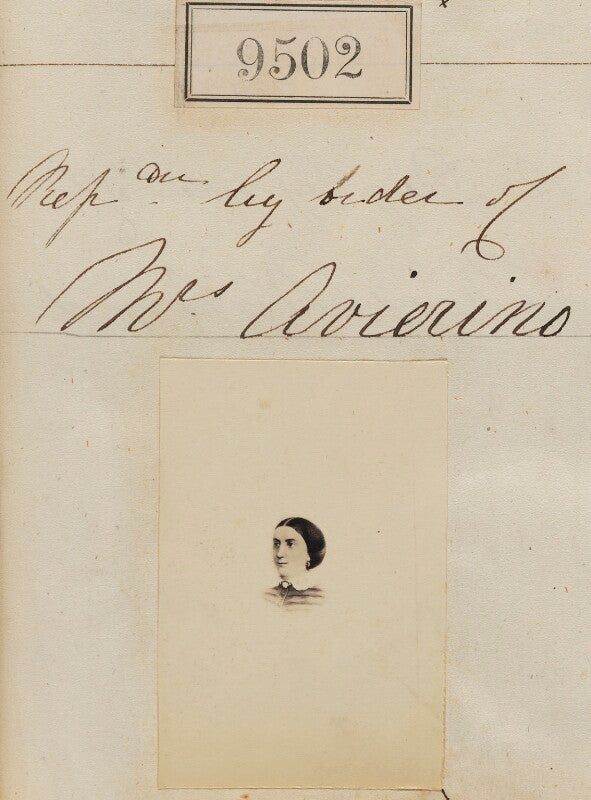 'reproduction by order of mrs avierins' npg ax59310