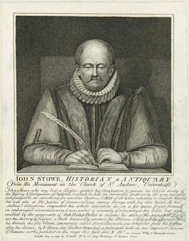 John stow npg d25537
