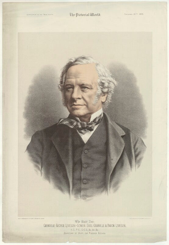 Granville george leveson gower, 2nd earl granville npg d34798
