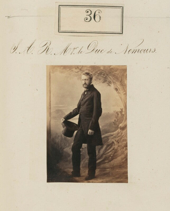 Louis charles philippe raphaël d'orléans, duc de nemours npg ax50028