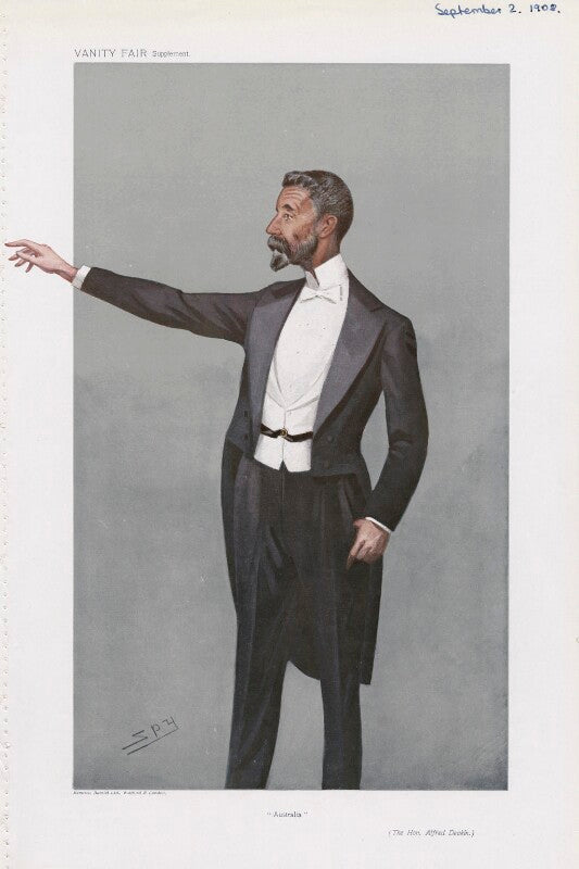 Alfred deakin ('men of the day. no. 1134. "australia."') npg d45448