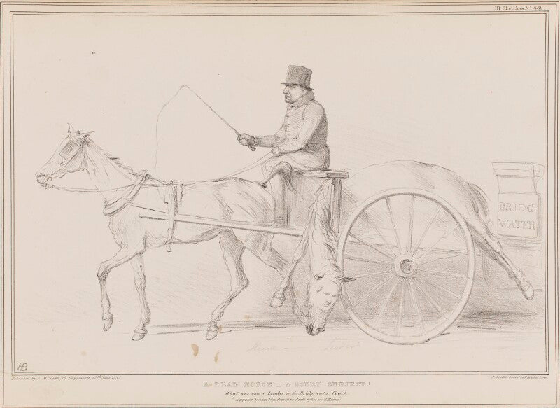 A dead horse a sorry subject! (joseph hume; john temple leader) npg d41423