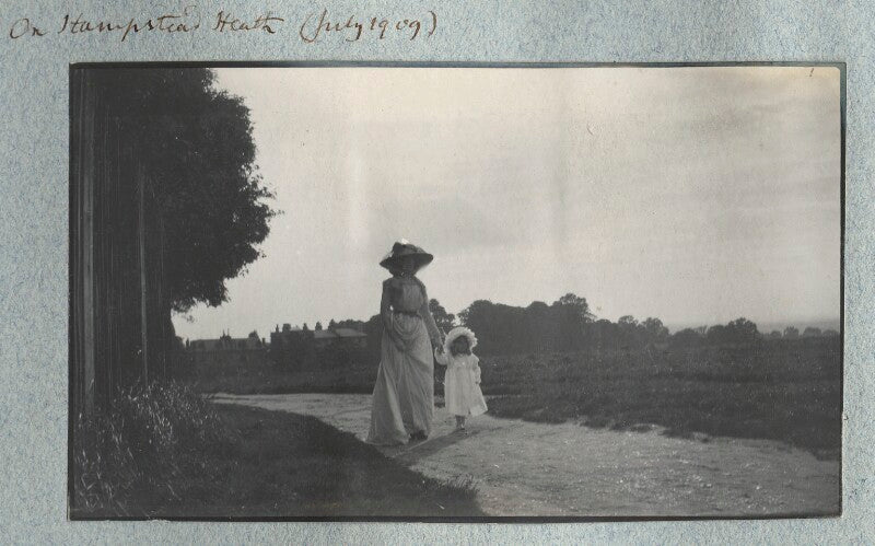 Lady ottoline morrell; julian vinogradoff (née morrell) npg ax140139