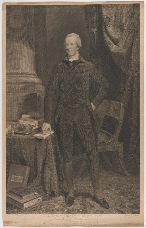 William pitt npg d829