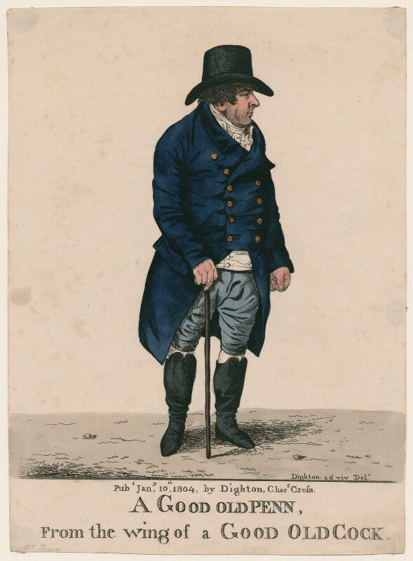 John penn (a good old penn, from the wing of a good old cock') npg d47122