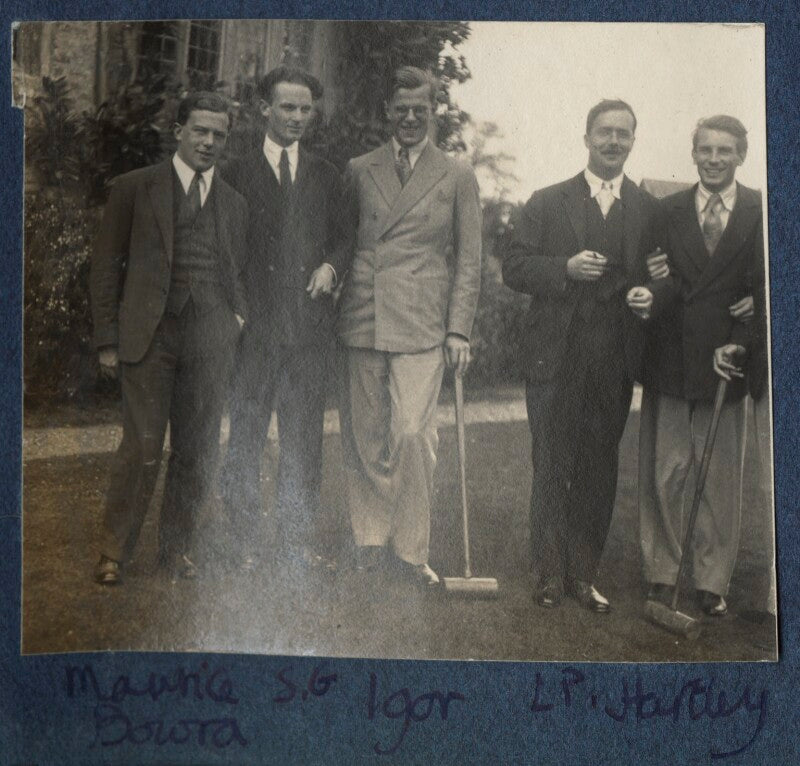 Sir maurice bowra; sylvester govett gates; igor vinogradoff; l.p. hartley; kyrle leng npg ax141557