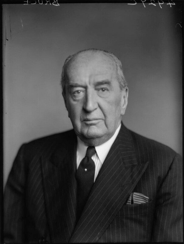 Stanley melbourne bruce, 1st viscount bruce of melbourne npg x166208