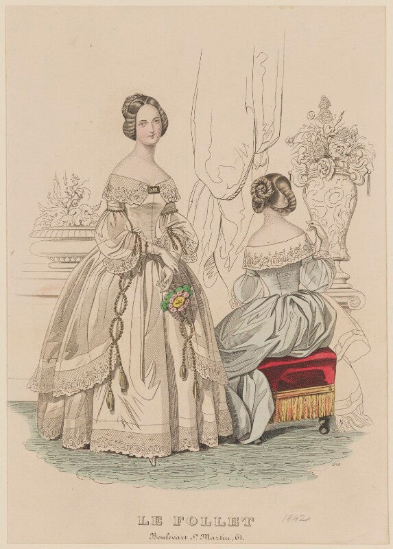 Dancing costume, december 1842 npg d47904