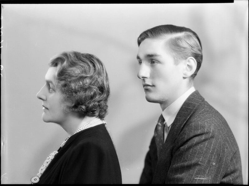 Hon. elsie faulconer (née holland hibbert); ivor christopher faulconer npg x177661