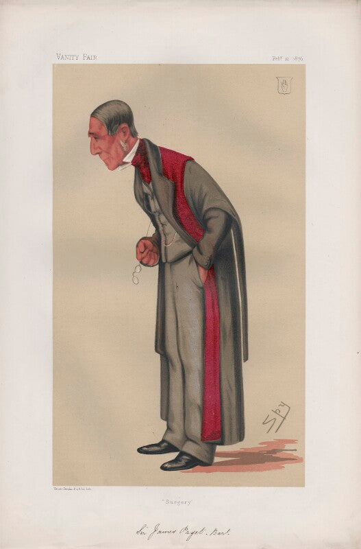 Sir james paget, 1st bt ('men of the day. no. 121.') npg d43731