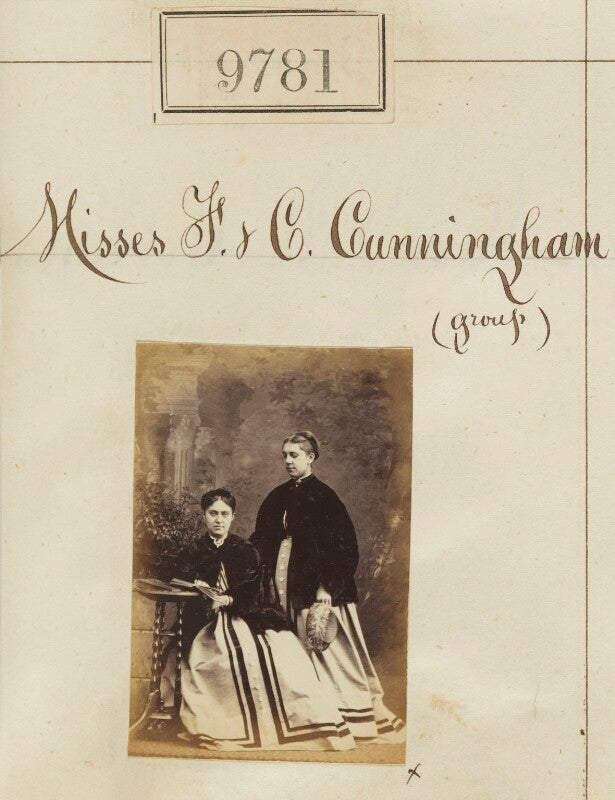 Miss f. cunningham; miss c. cunningham npg ax59511