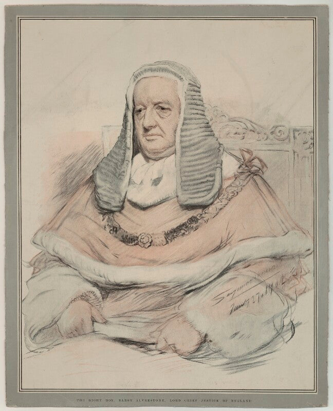 Richard everard webster, viscount alverstone npg d7347