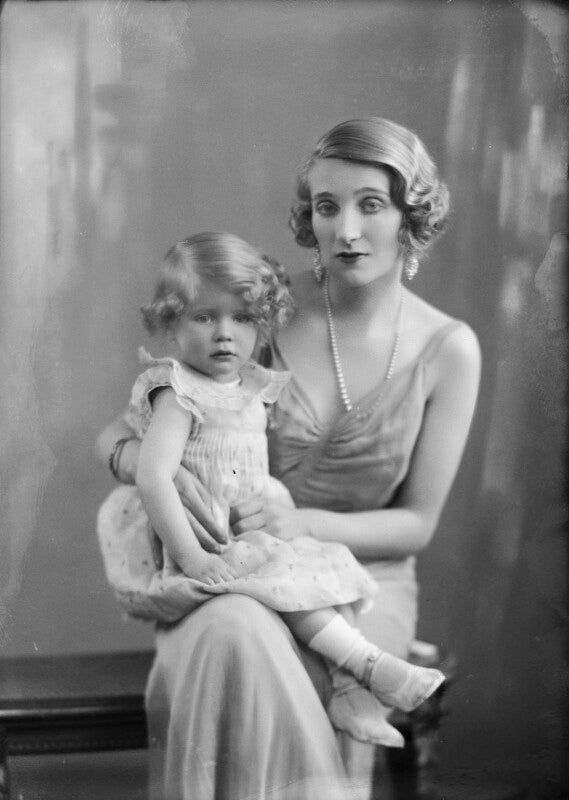 Hon. sally anne marie gabrielle wilson (née vivian); victoria ruth mary rosamund vivian (née oliphant), lady vivian npg x153932