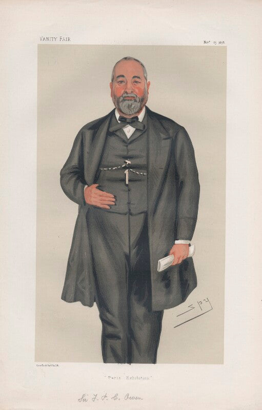 Sir francis philip cunliffe owen ('men of the day. no. 189.') npg d43877