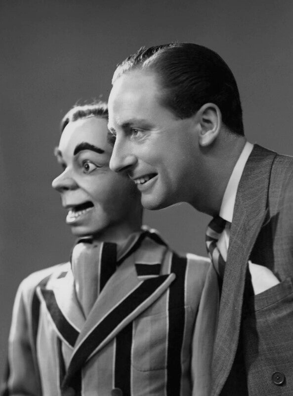 Peter brough with his puppet archie andrews npg x92105