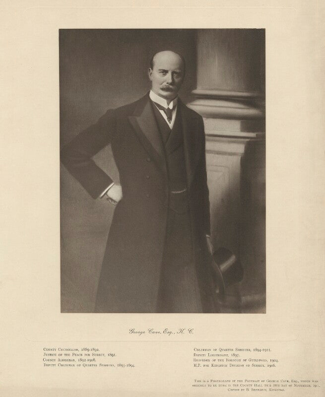 George cave, viscount cave npg d32741