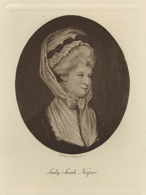 Lady sarah napier (née lennox, formerly bunbury) npg d31910