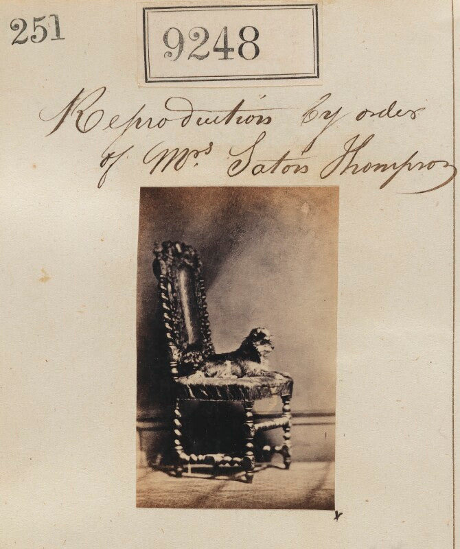 'reproduction by order of mrs saton thompson' npg ax59071