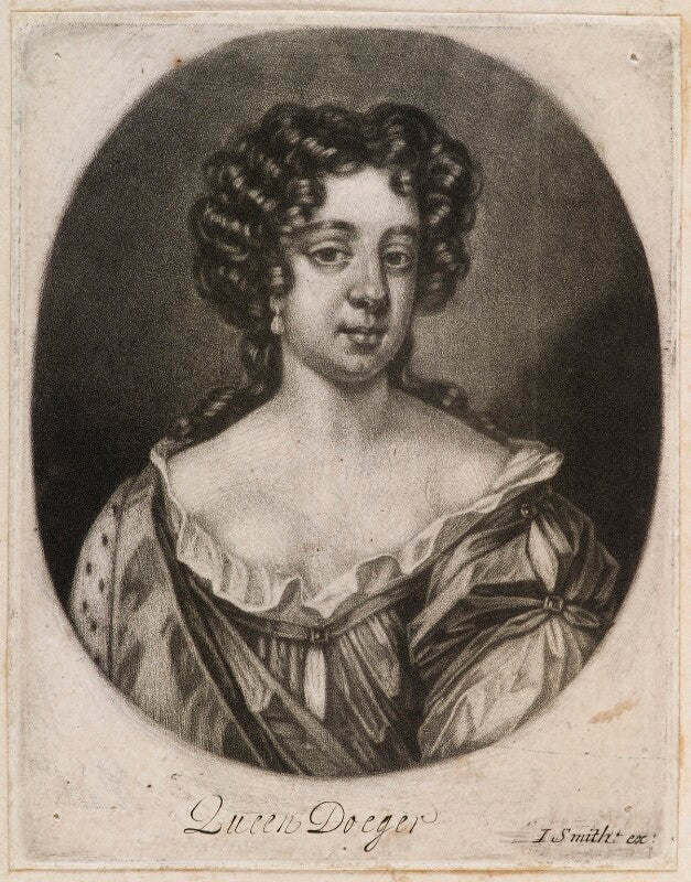 Catherine of braganza ('queen doeger') npg d11972