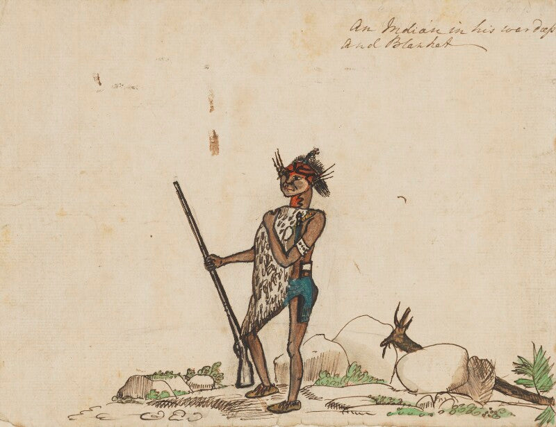 Indian in his war dress and blanket npg 4855(70)